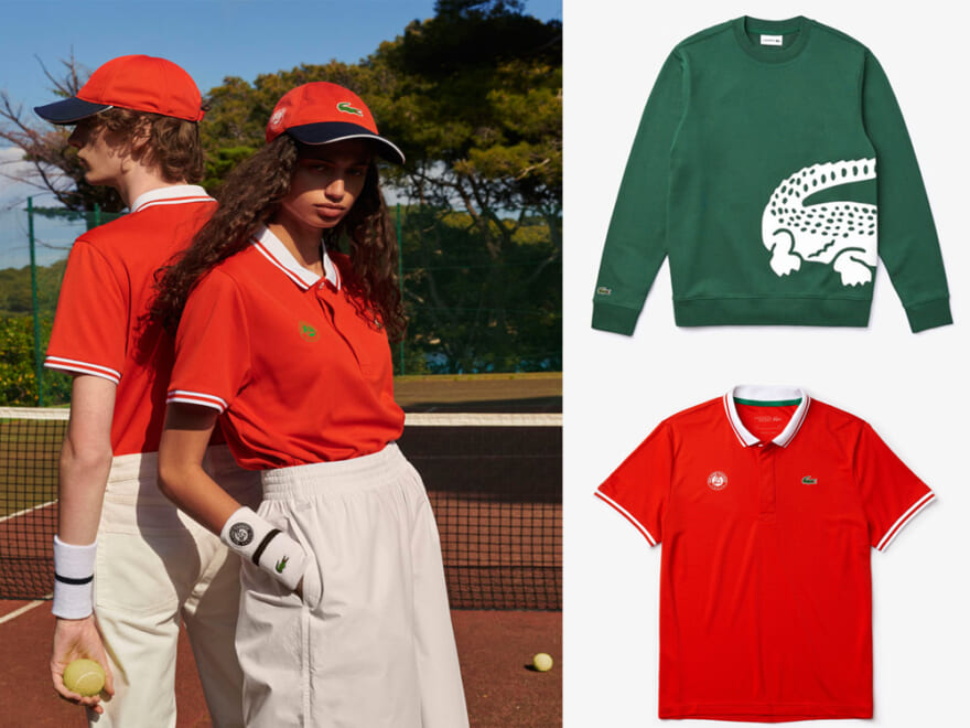 テニスウェアをデイリーにアップデート。「ラコステ」の新作ポロシャツは街で着る！