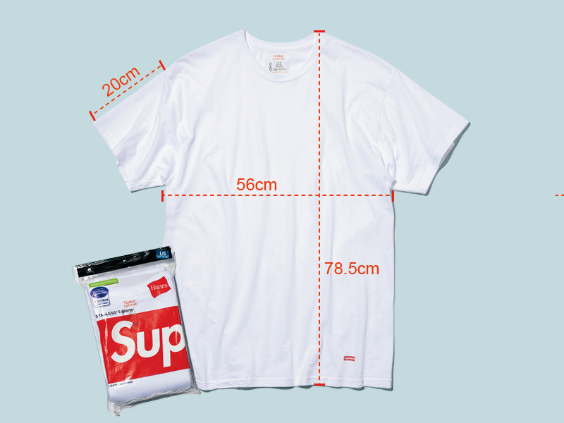 【新品未開封】Supreme × Hanes パックTシャツ Lサイズ
