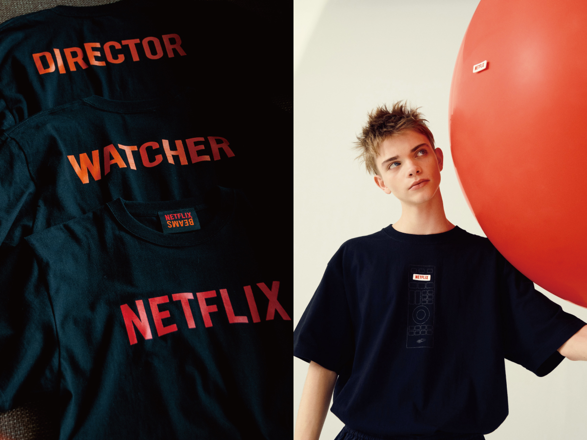 希少】スタッフ Tシャツ Netflix×BEAMS ネトフリ ビームス - Tシャツ/カットソー(七分/長袖)