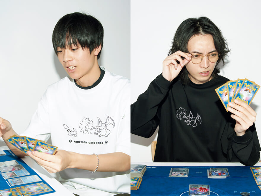 ピカチュウやリザードンがtシャツに Yu Nagaba ポケモンカードゲームコラボtシャツ Fashion Men S Non No Web メンズノンノウェブ