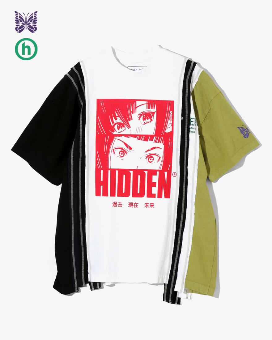 7,471円needles hidden Tシャツ 再構築 ドッキング ニードルズ ヒドゥン