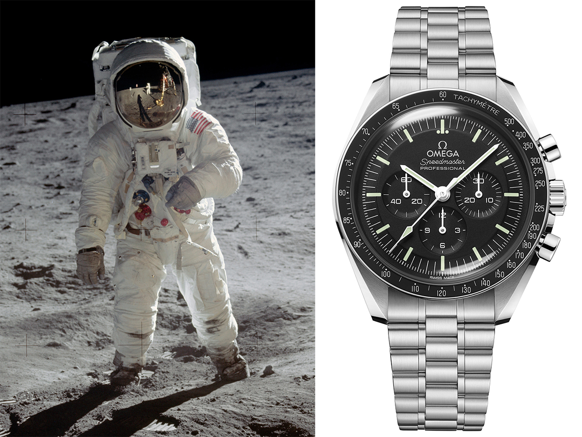 今日は「月面着陸」の日。オメガのスピードマスターをアポロ11号の