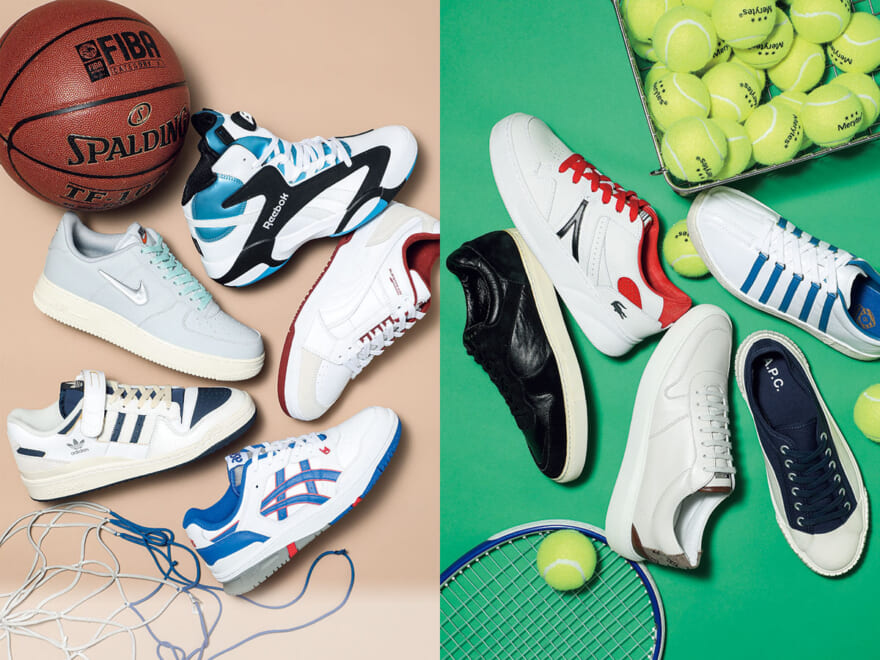 【10選】ナイキ、アディダス、ラコステ…秋に買うべき最新スニーカーは「テニス」か「バスケ」か！？