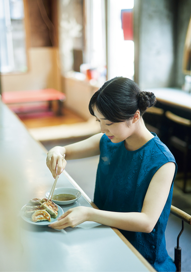 上白石萌音と餃子