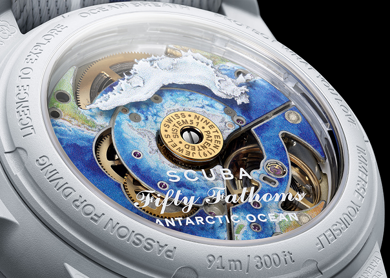 スウォッチとブランパンのコラボ時計　ANTARCTIC　OCEAN(南極海)モデル5