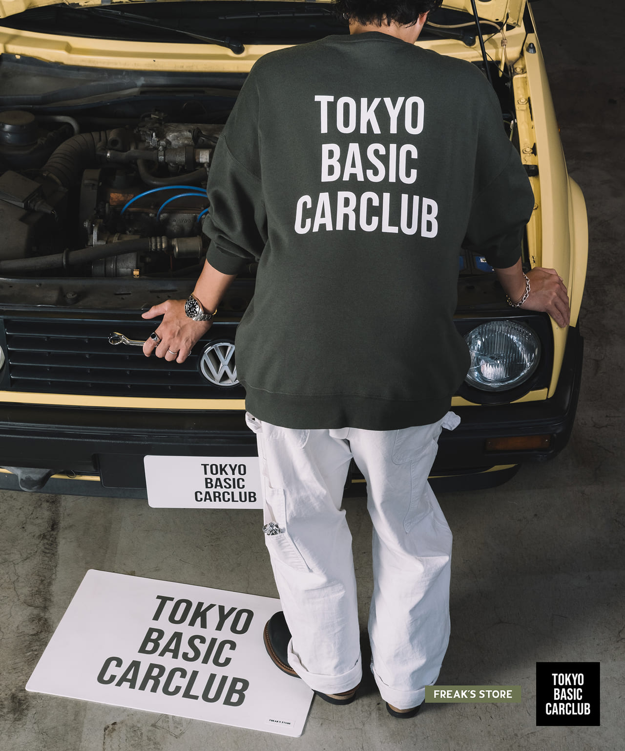 tokyo basic car club × FREAK'S STORE　マット