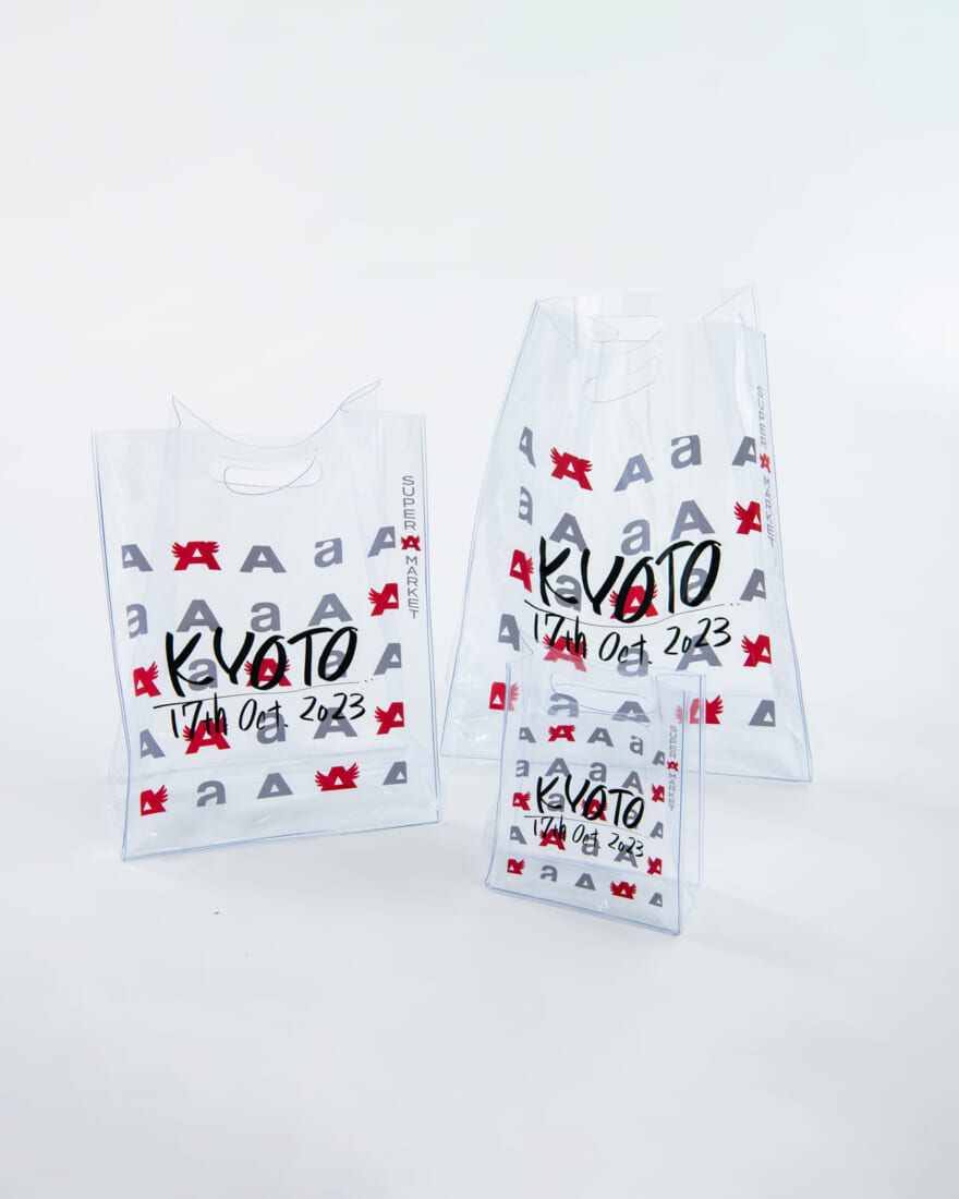 スーパー エー マーケット 京都<SUPER A MARKET KYOTO EXCLUSIVE PVC BAG>