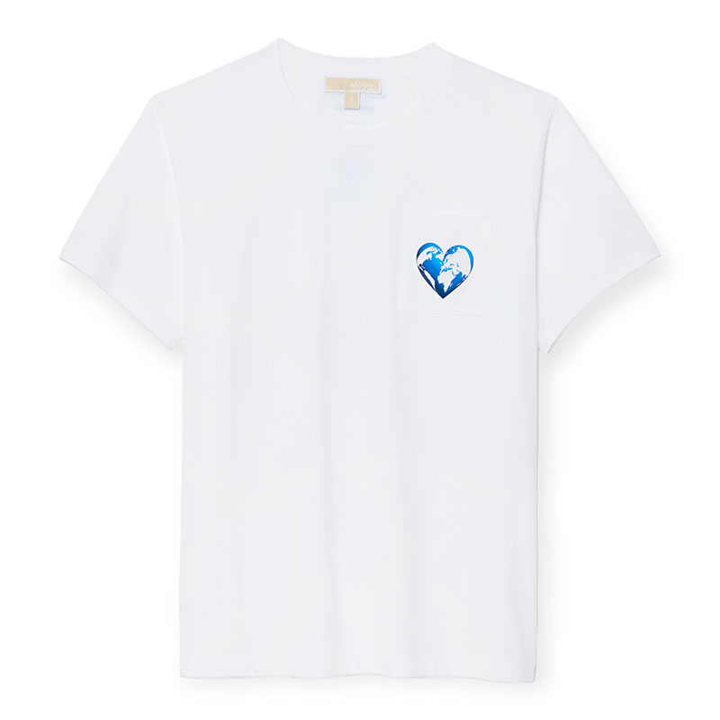 マイケル・コースが「ウォッチ・ハンガー・ストップ」キャンペーンのチャリティとして販売するTシャツの商品画像