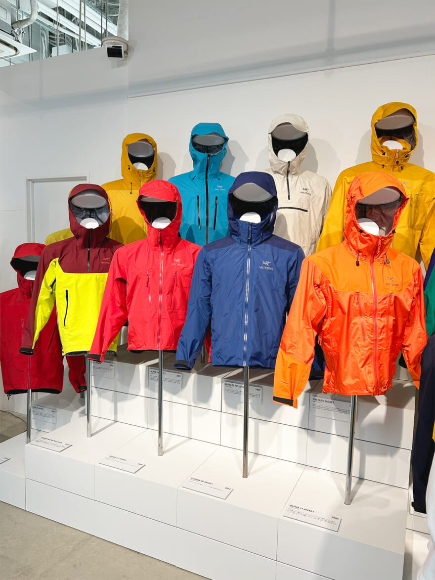 ARC’TERYX「ARC’HIVES」　アークテリクスの初のアーカイブ展　アルファSVジャケット