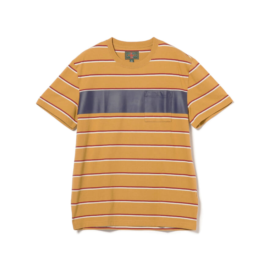 BEAMS PLUS(ビームス プラス) J.Crew(J.クルー) コラボ アメリカンカジュアル　ボーダーTシャツ　黄色