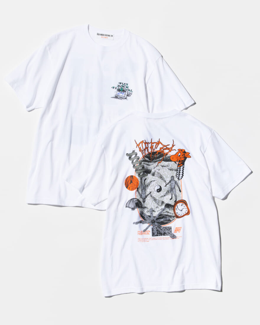 FUJI ROCK FESTIVAL'24 × BEAMS オフィシャルTシャツ　TOSHIFUMI KIUCHI