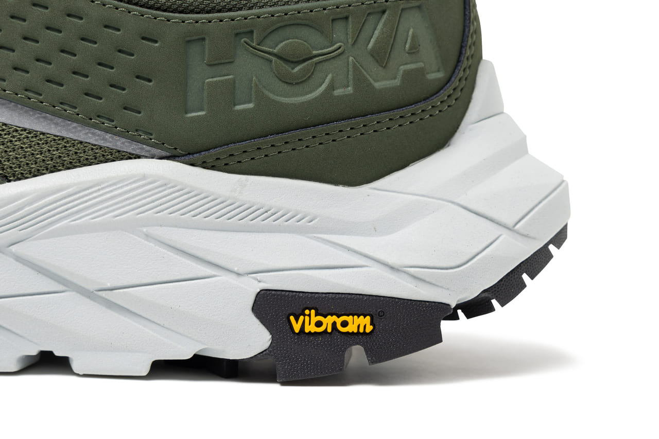 HOKA ホカ WTAPS ダブルタップス コラボスニーカー　グリーン　ソール　寄り