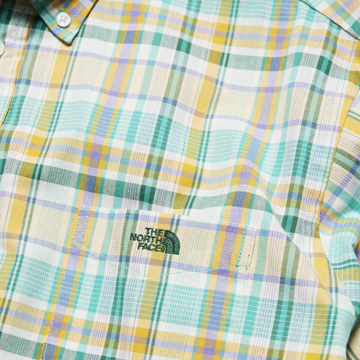 ロングスリーブマドラスシャツのディテール　シャツ(ザ・ノース・フェイス)¥19,250/ゴールドウイン カスタマーサービスセンター