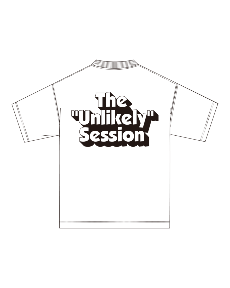 中田慎介が手掛ける Unlikely  新進気鋭ブランド　Tシャツ　裏面