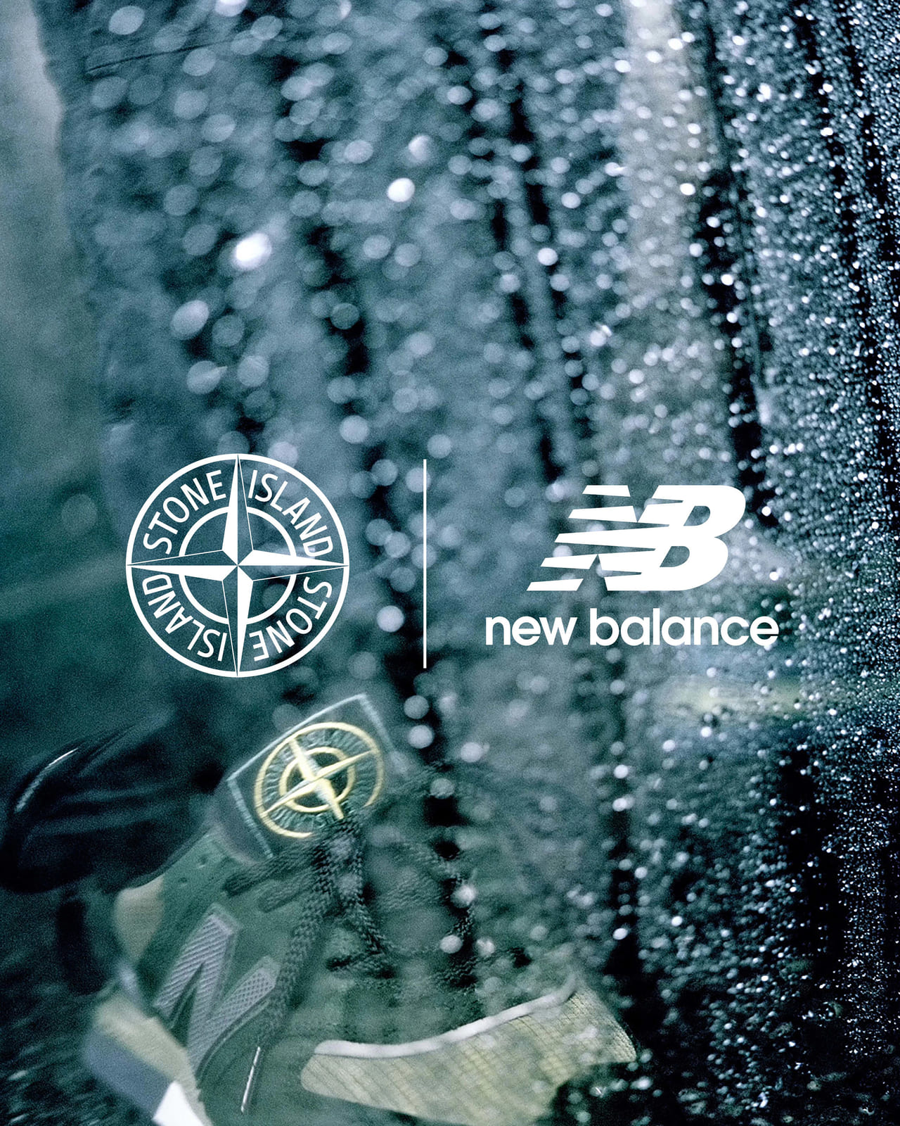 Stone Island（ストーンアイランド） New Balance （ニューバランス）コラボ　スニーカー　ビジュアル