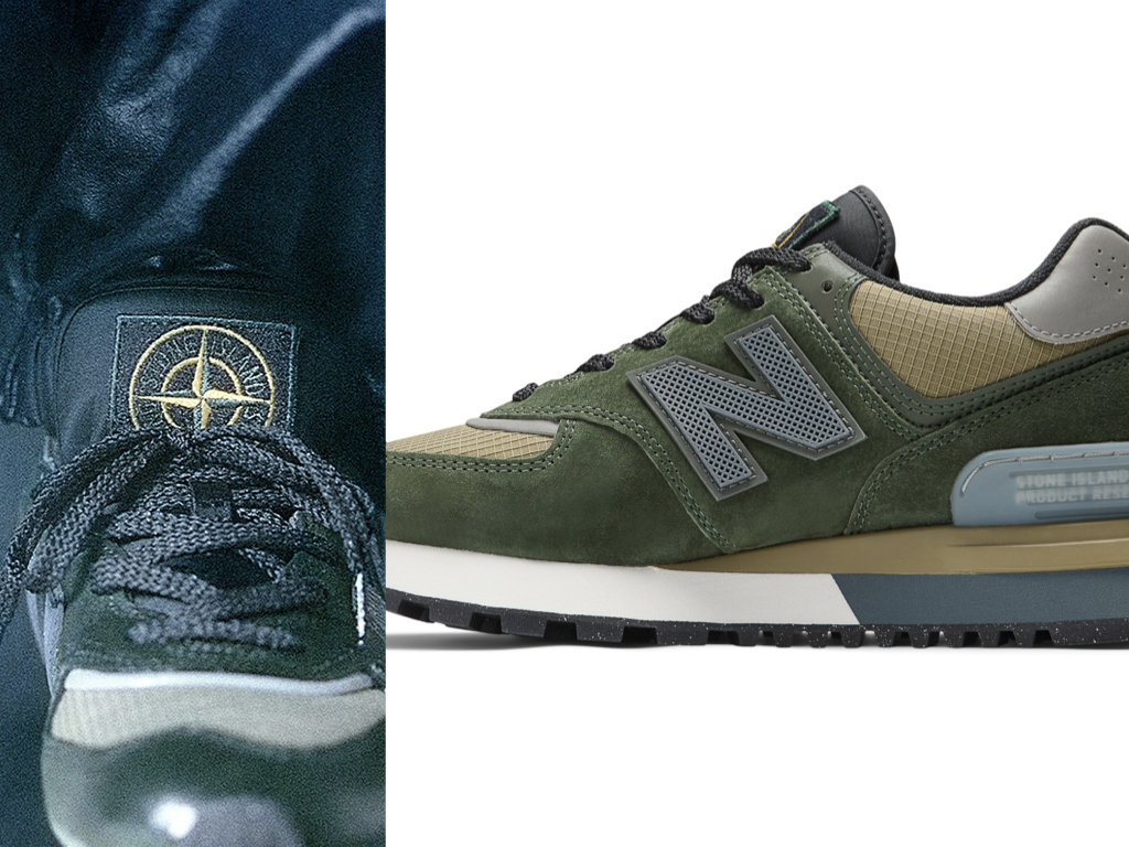 ニューバランスの名作「574」がストーンアイランドとのコラボでグリーン基調のモダンなスニーカーに！[Stone Island | New Balance  574 Legacy] メンズノンノウェブ | MEN'S NON-NO WEB