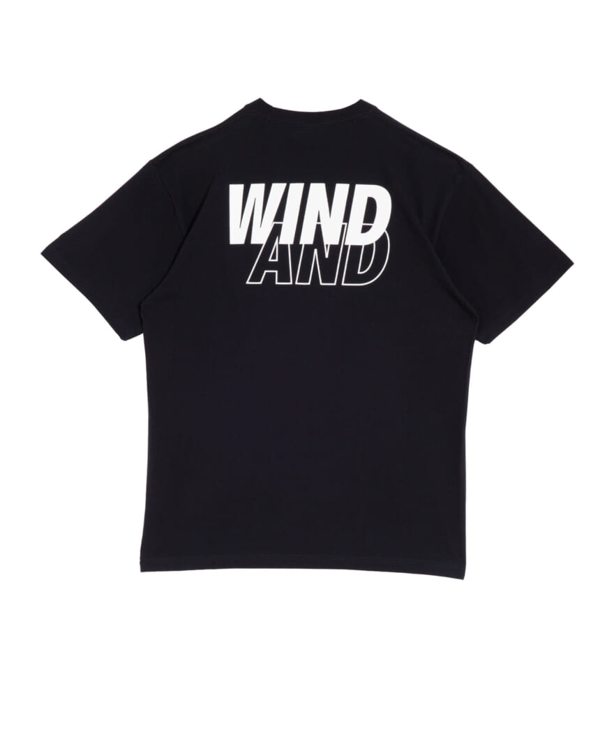 ZOZOTOWN Da-iCE WIND AND SEA ゾゾタウン ダイス ウインダンシー　Tシャツ　ブラック　背面