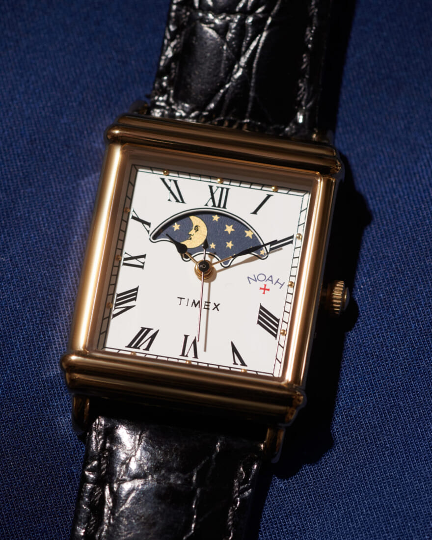 Noah Timex 最新コラボレーション 腕時計 ノア タイメック　文字盤　寄り ビジュアル