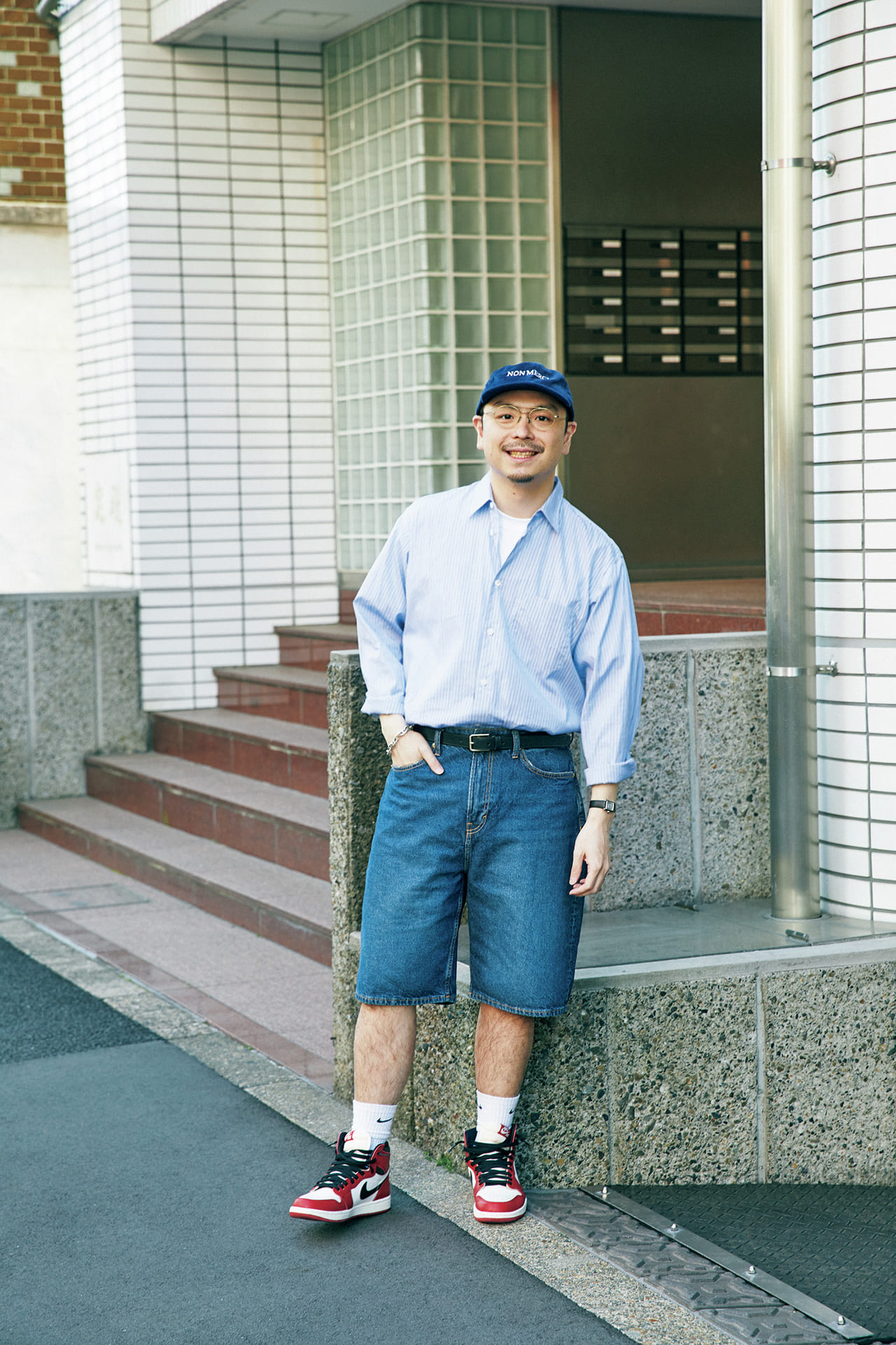 COMME des GARÇONS SHIRT　コムデギャルソンシャツ　ストライプ　コーデ３