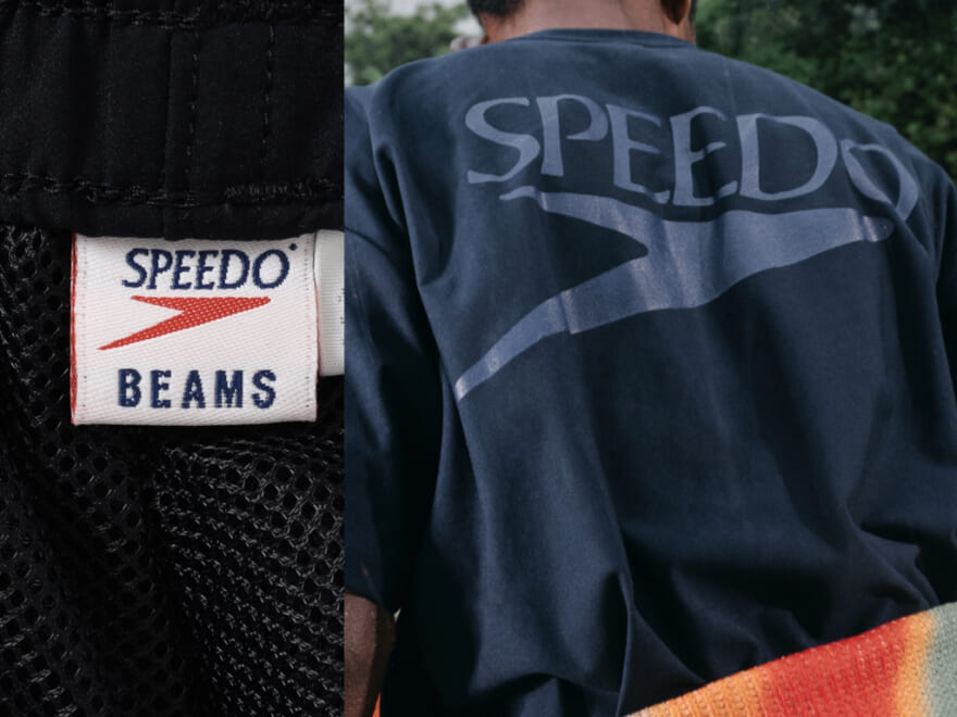 「ビームス」と「スピード」のコラボが到着！ “水陸両用”のハーフパンツやオリジナル素材のTシャツがファン垂涎の旧ロゴで登場！