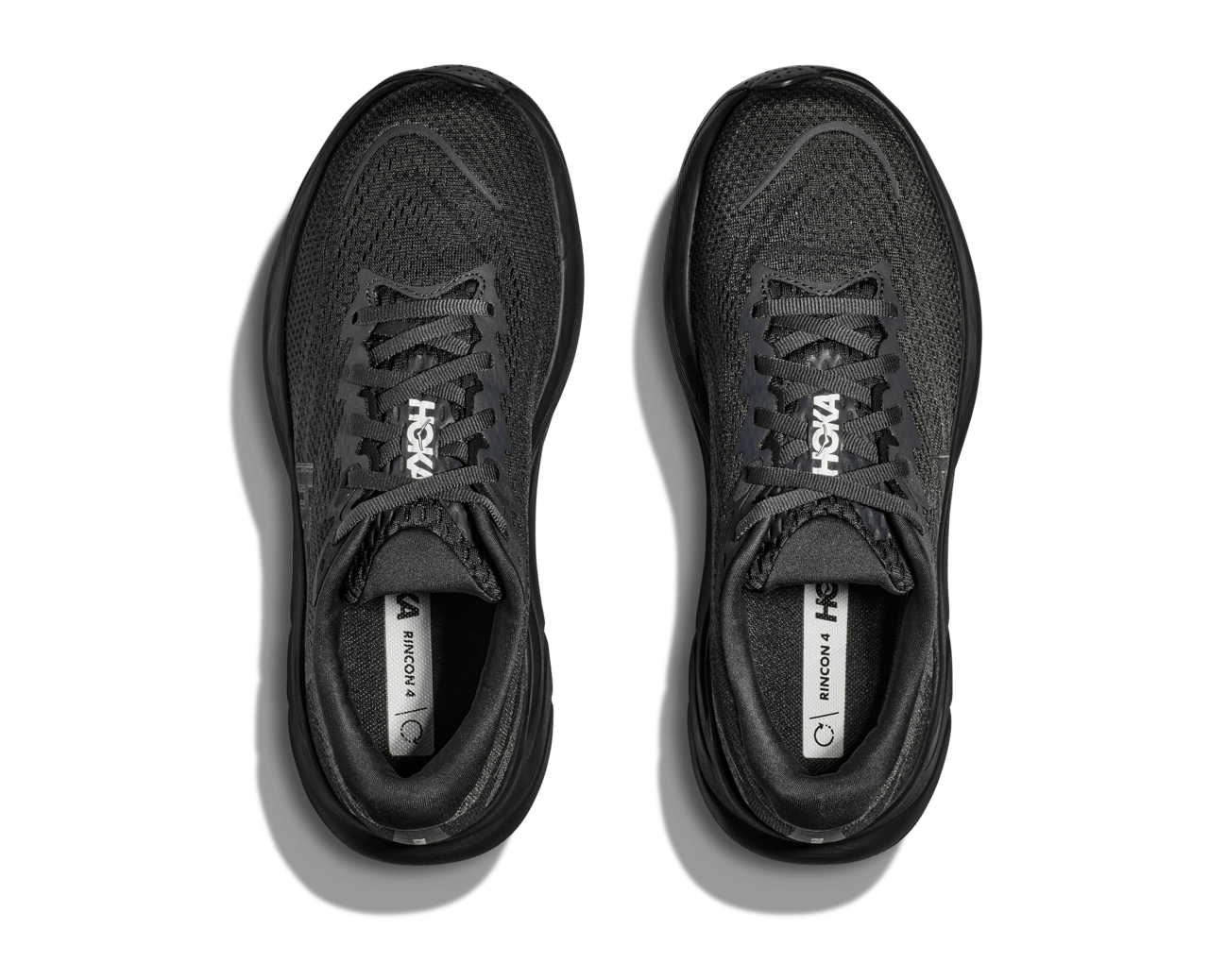 HOKA ホカ スニーカー 新作 RINCON 4(リンコン 4)　ブラック　俯瞰