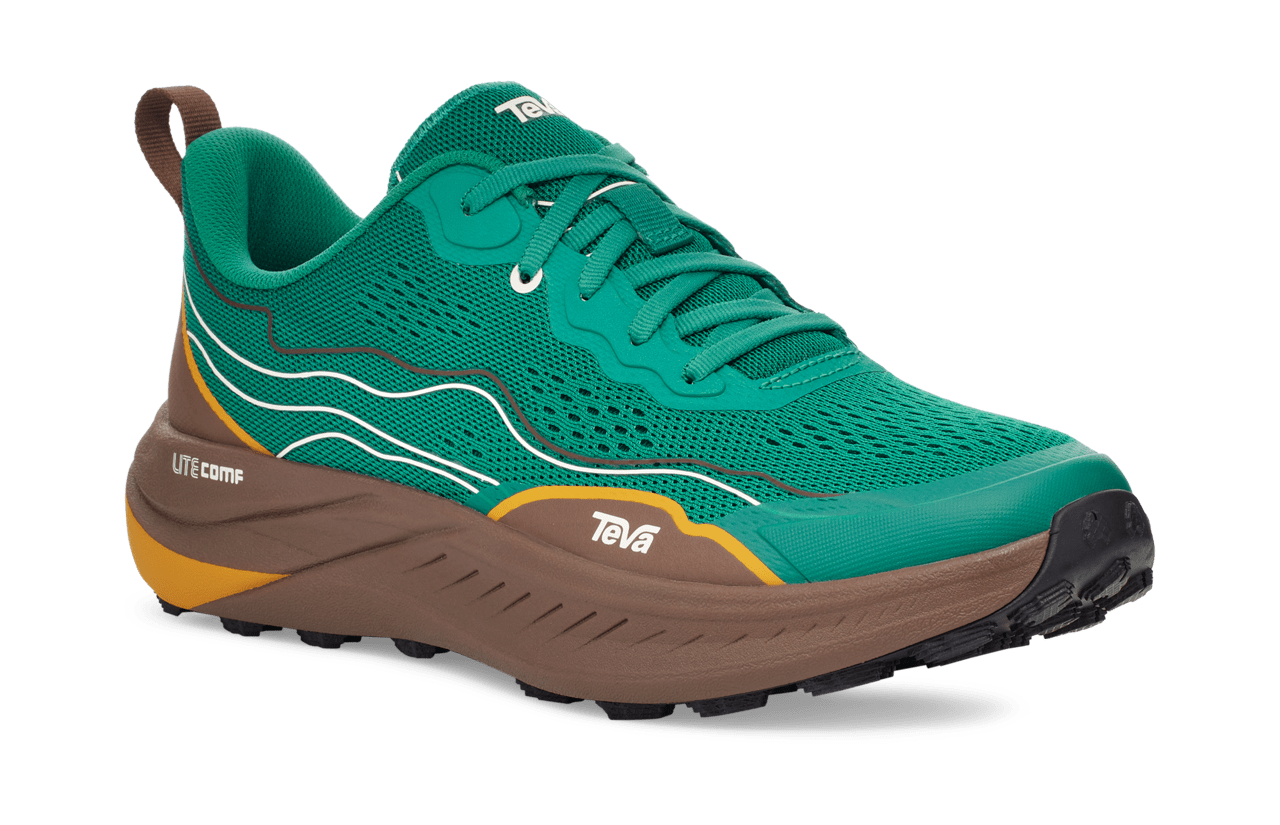 Tevaの黒スニーカー Trailwinder Low green