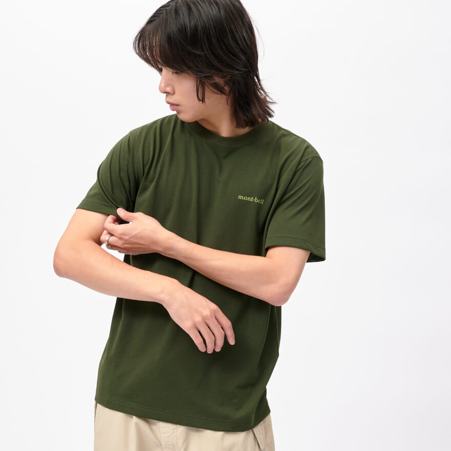 涼しいモンベルのTシャツ「WIC.T」を服好きが試着＆本音レビュー　モデル試着