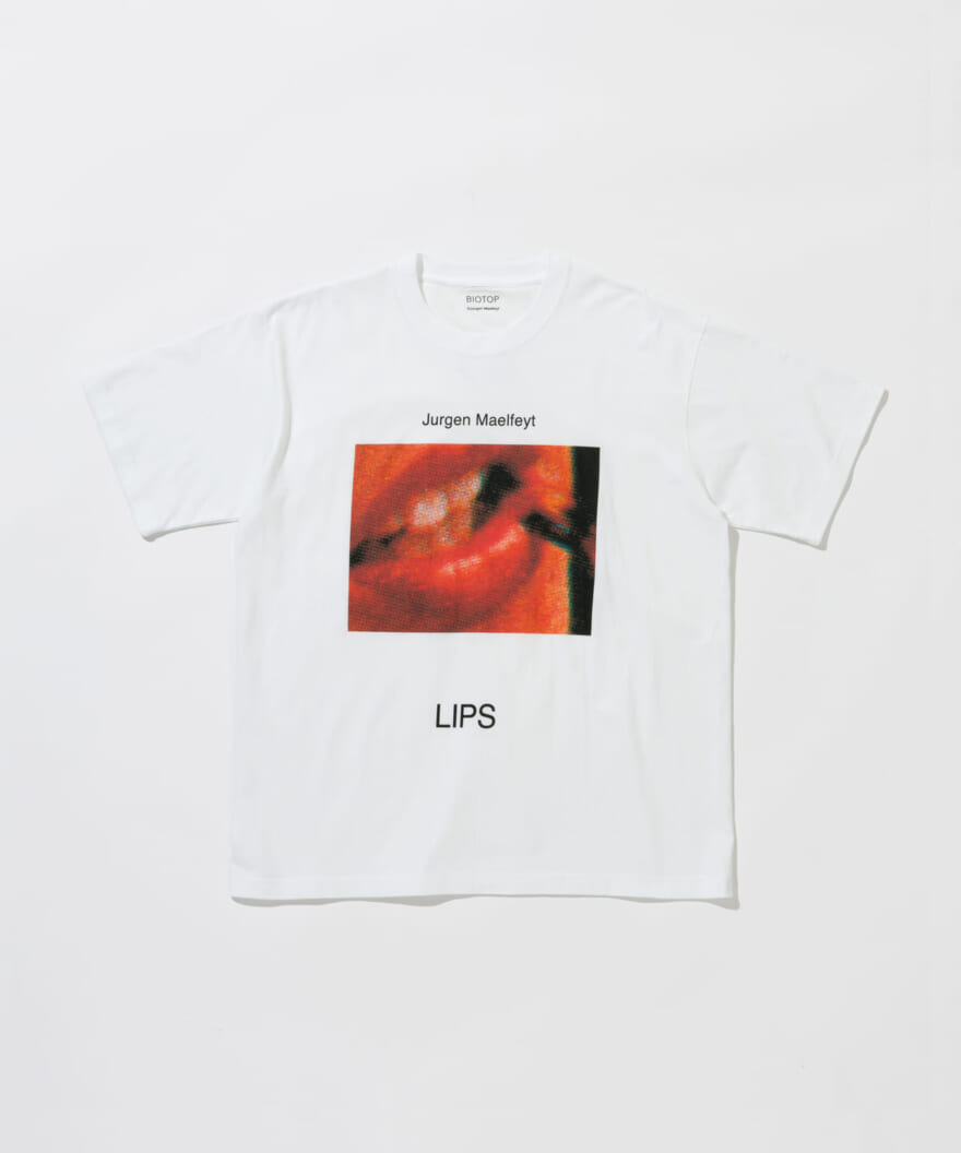 BIOTOP Jurgen Maelfeyt の作品集 「LIPS」 フォト Tシャツ　正面