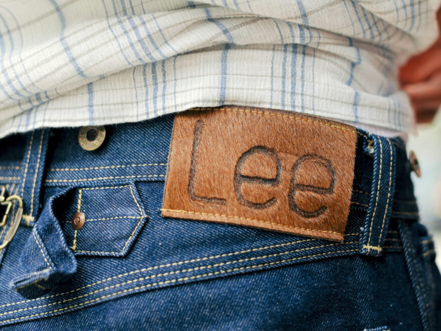 LEE（リー）のジーンズ　パッチ