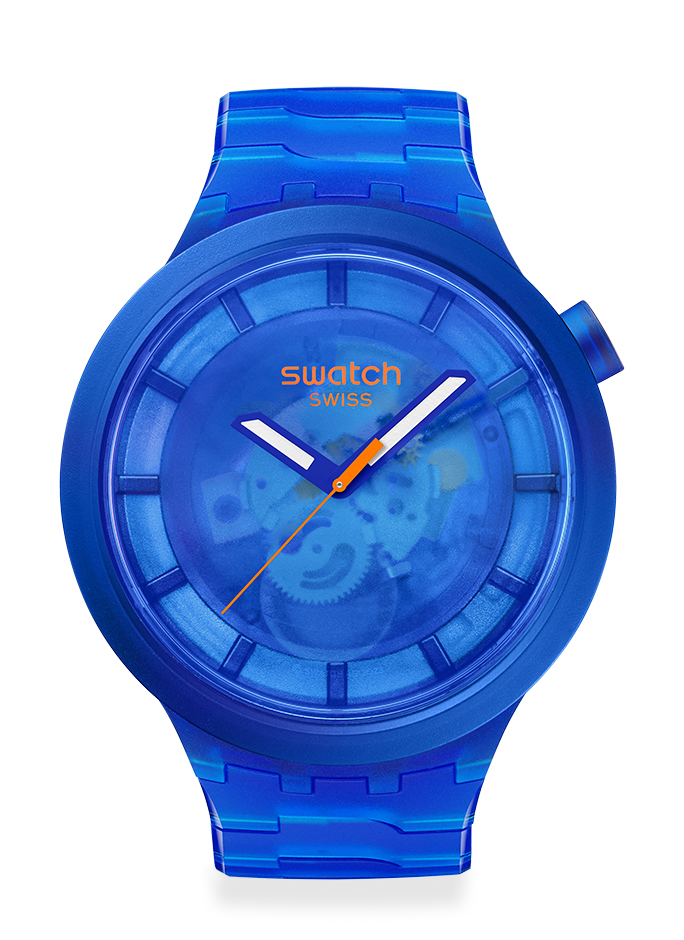 SWATCH スウォッチ　COLORS OF JOYコレクション　ブルー　寄り