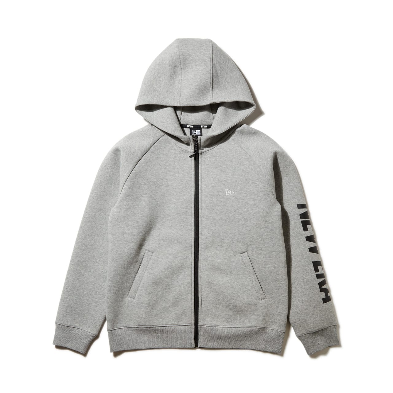 ニューエラ　パーカ　Sleeve Logo Tech Sweat Full-Zip Hoodie