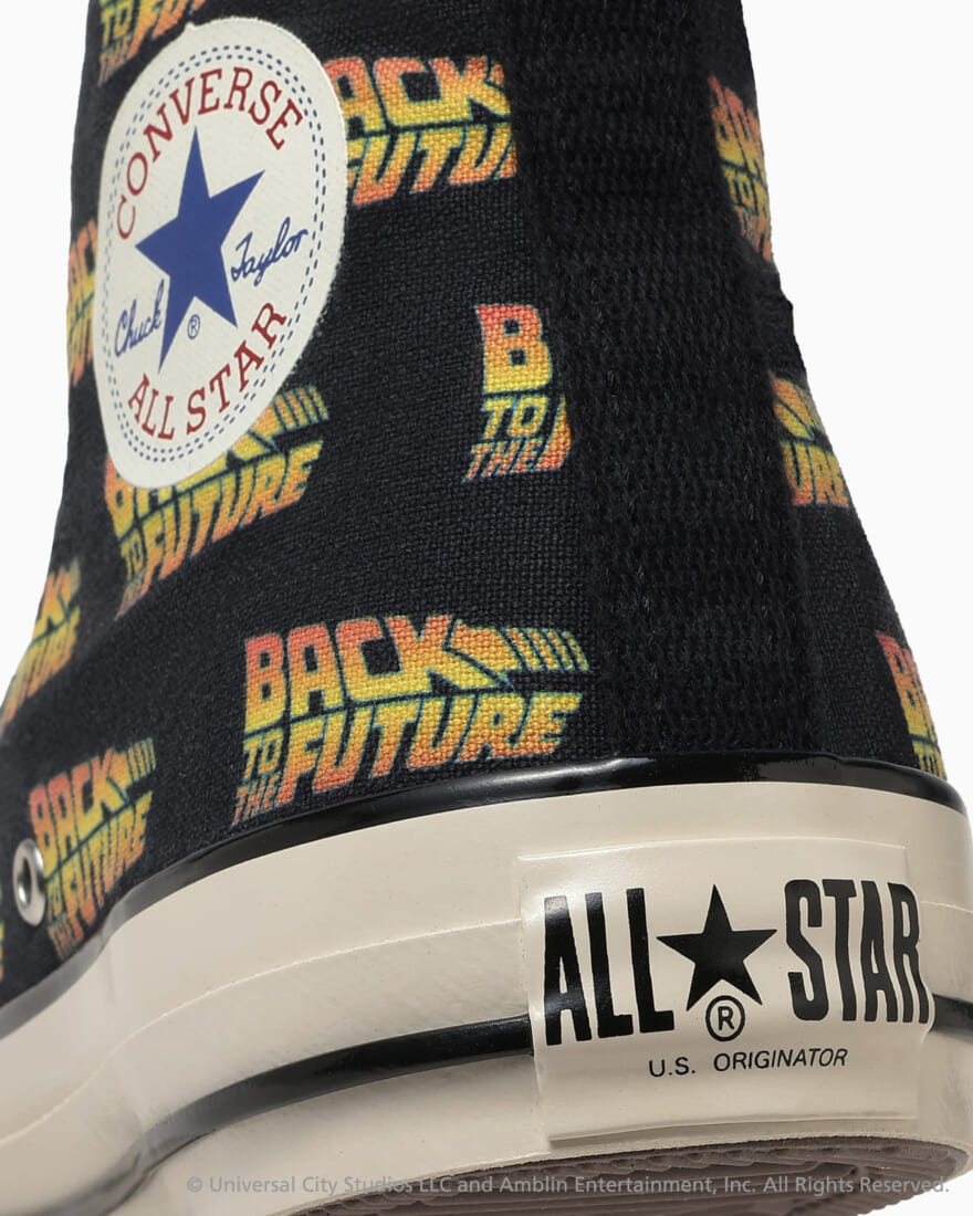 converse コンバース「バック・トゥ・ザ・フューチャー」コラボレーションモデル　踵