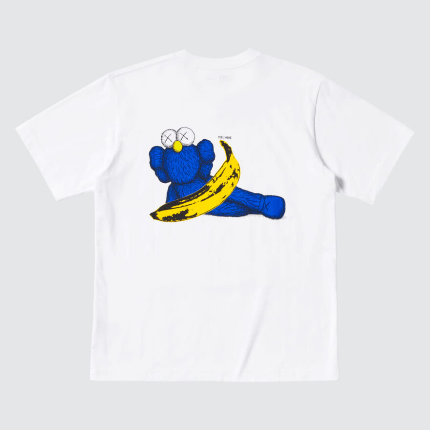 KAWS アンディ・ウォーホル KAWS + Warhol UTコレクション アートブック　Tシャツ　背面