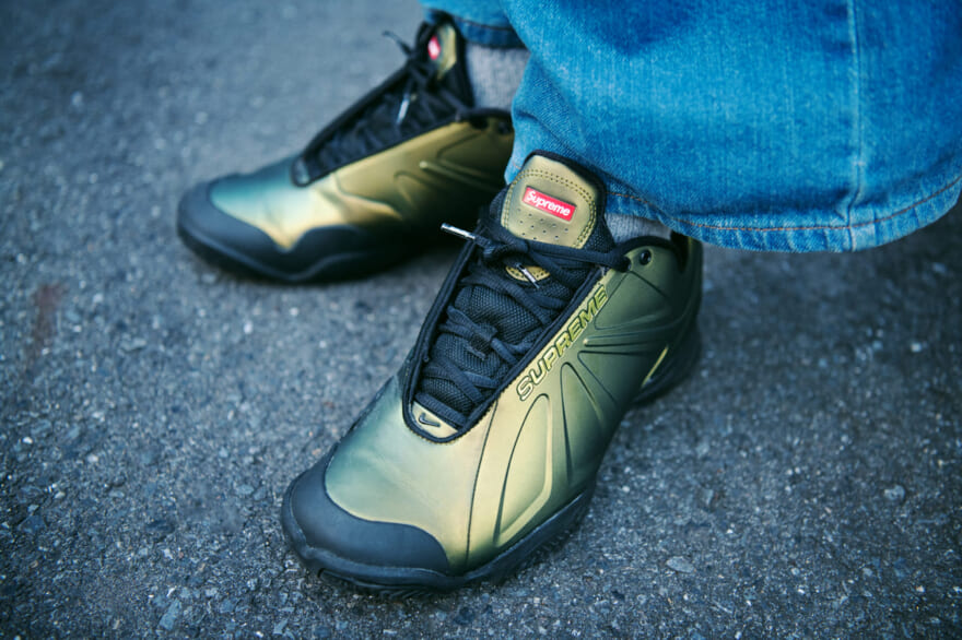 Supreme × Nike Air Zoom Courtposite "Metallic Gold"