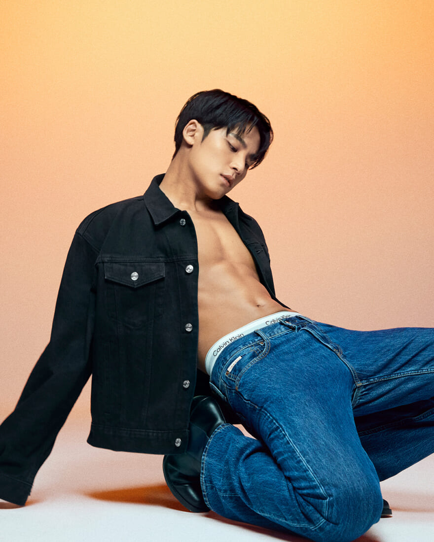 K-POP　スーパースター　MINGYU／ミンギュ　2024年秋　デニム　キャンペーンビジュアル４