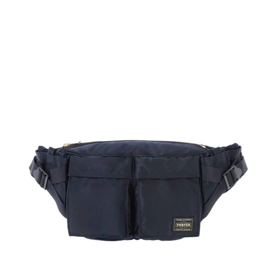 FANNY PACK　ポーター　ネイビー　タンカー