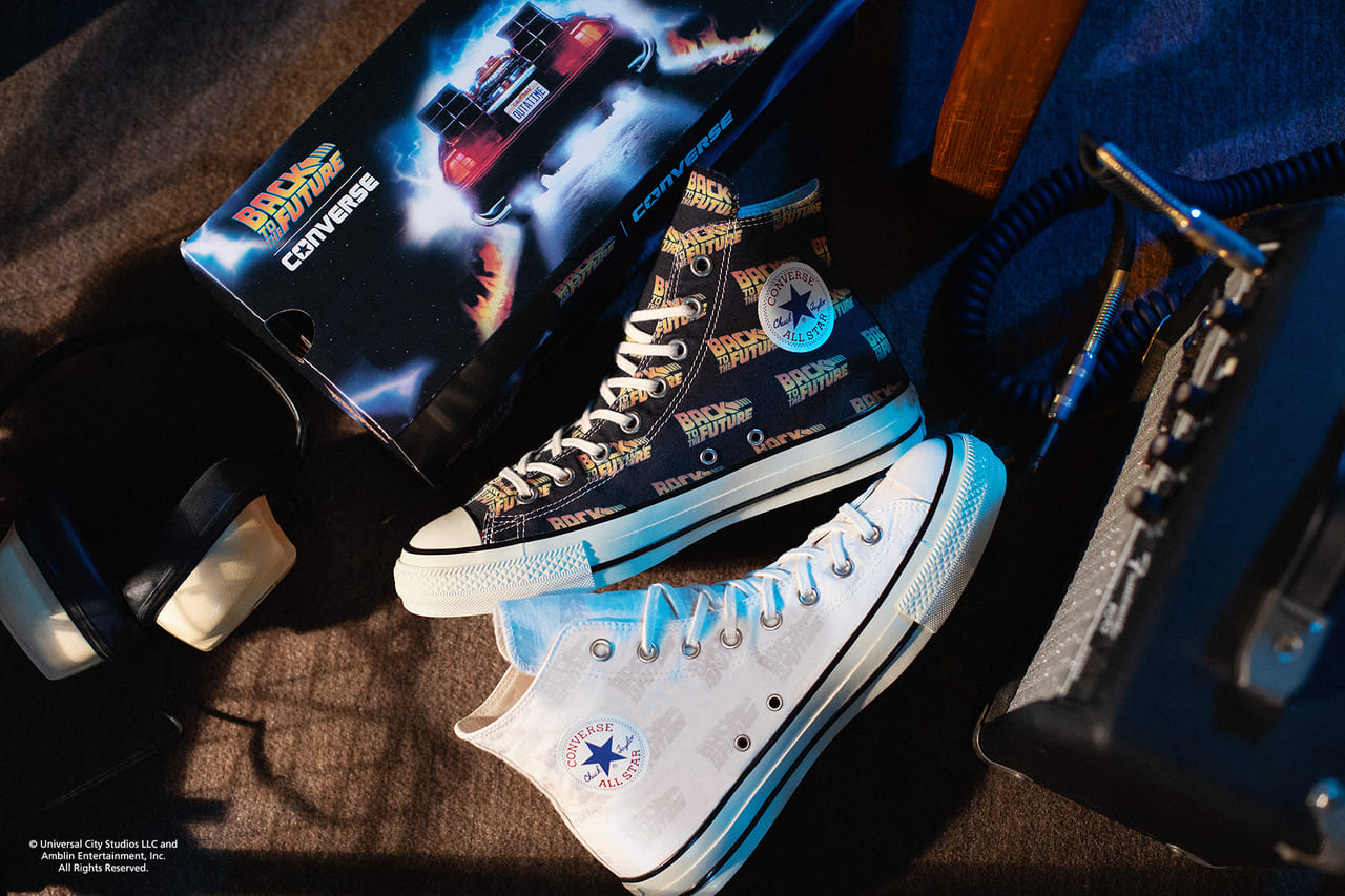 converse コンバース「バック・トゥ・ザ・フューチャー」コラボレーションモデル　ビジュアル