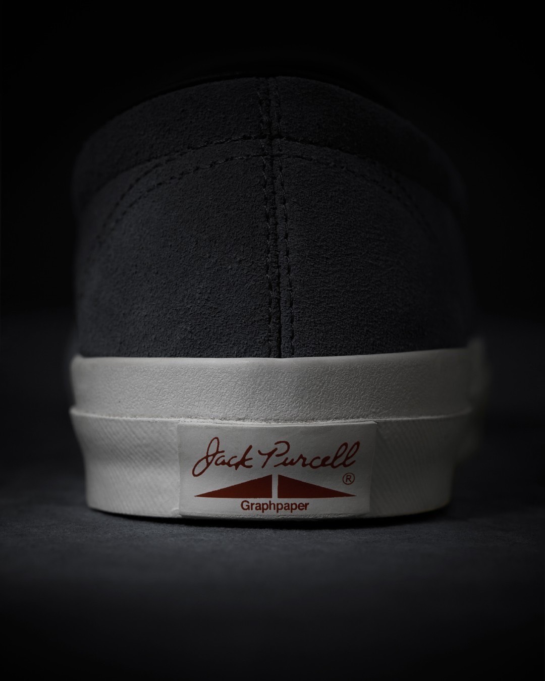 JACK PURCELL for Grahpaper JACK PURCELL SLIP-ON / GP　グラフペーパー ジャックパーセル　キービジュアル　踵