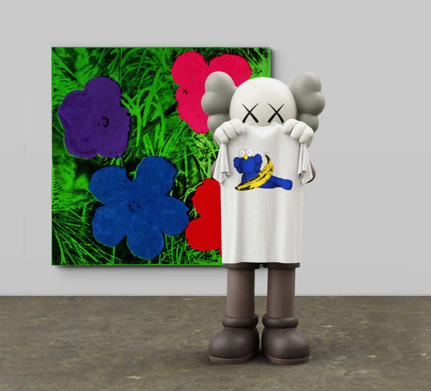 KAWS アンディ・ウォーホル  KAWS + Warhol UTコレクション アートブック　キービジュアル