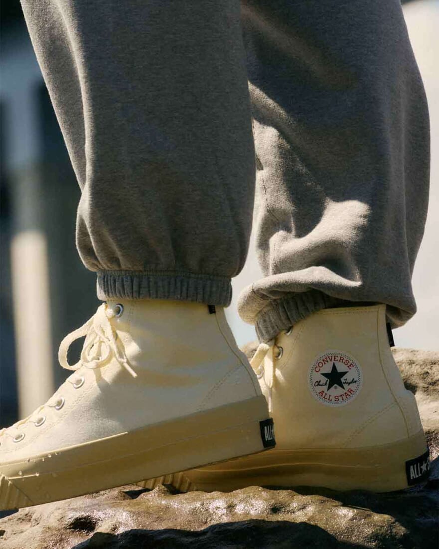 nanamica ALL STAR® GORE-TEX HI　コンバースとナナミカのコラボゴアテックススニーカー　オールスター　着用