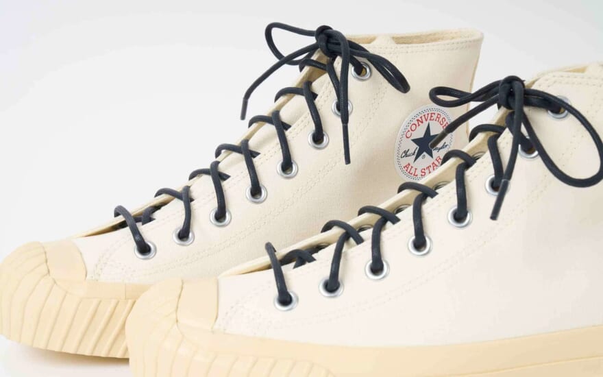 nanamica ALL STAR® GORE-TEX HI　コンバースとナナミカのコラボゴアテックススニーカー　オールスター　シューレース変更