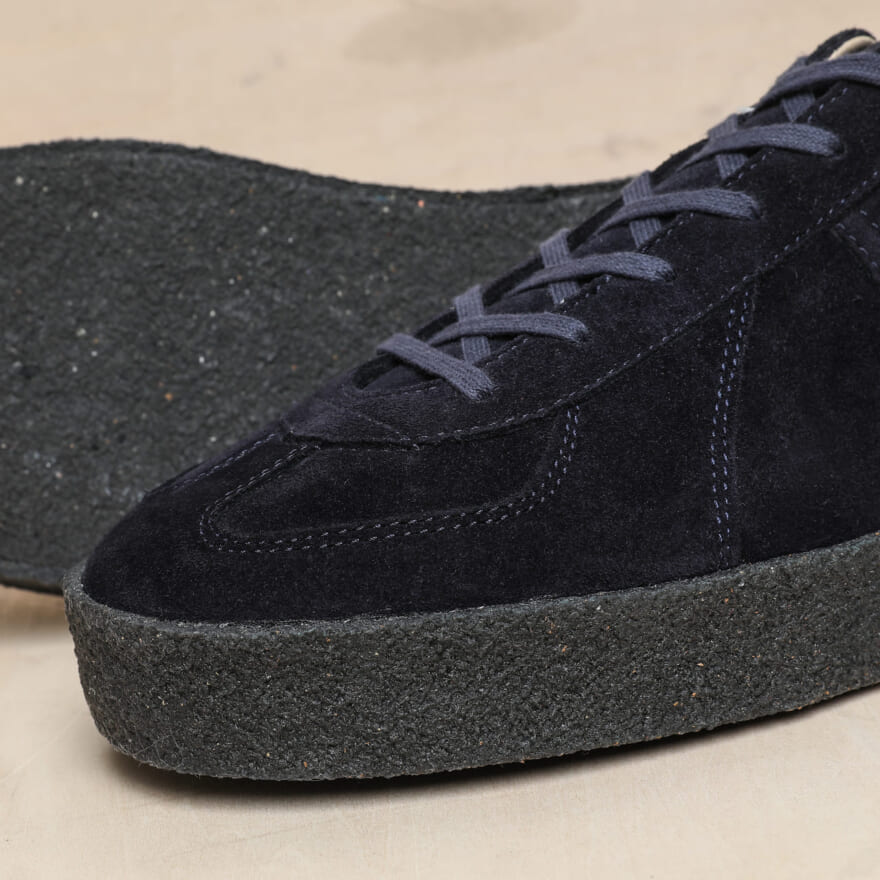 REPRODUCTION OF FOUND × hobo「GERMAN TRAINER COW SUEDE by REPRODUCTION OF FOUND」のトゥ