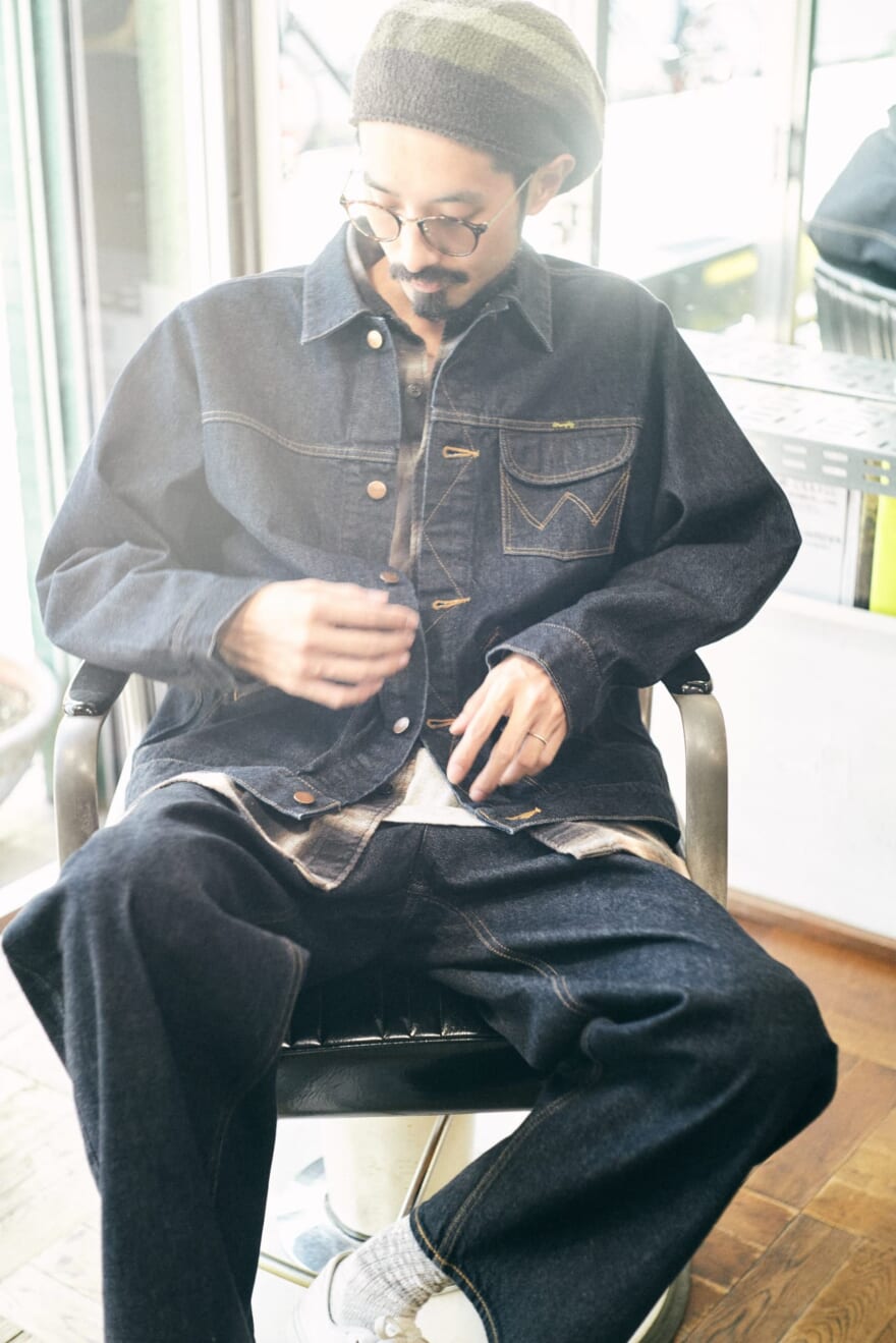 Wrangler for FOLL “MODERN FIT DENIM JACKET & PANTS“ ラングラー　コラボ　ジャーナルスタンダード　ビジュアル４