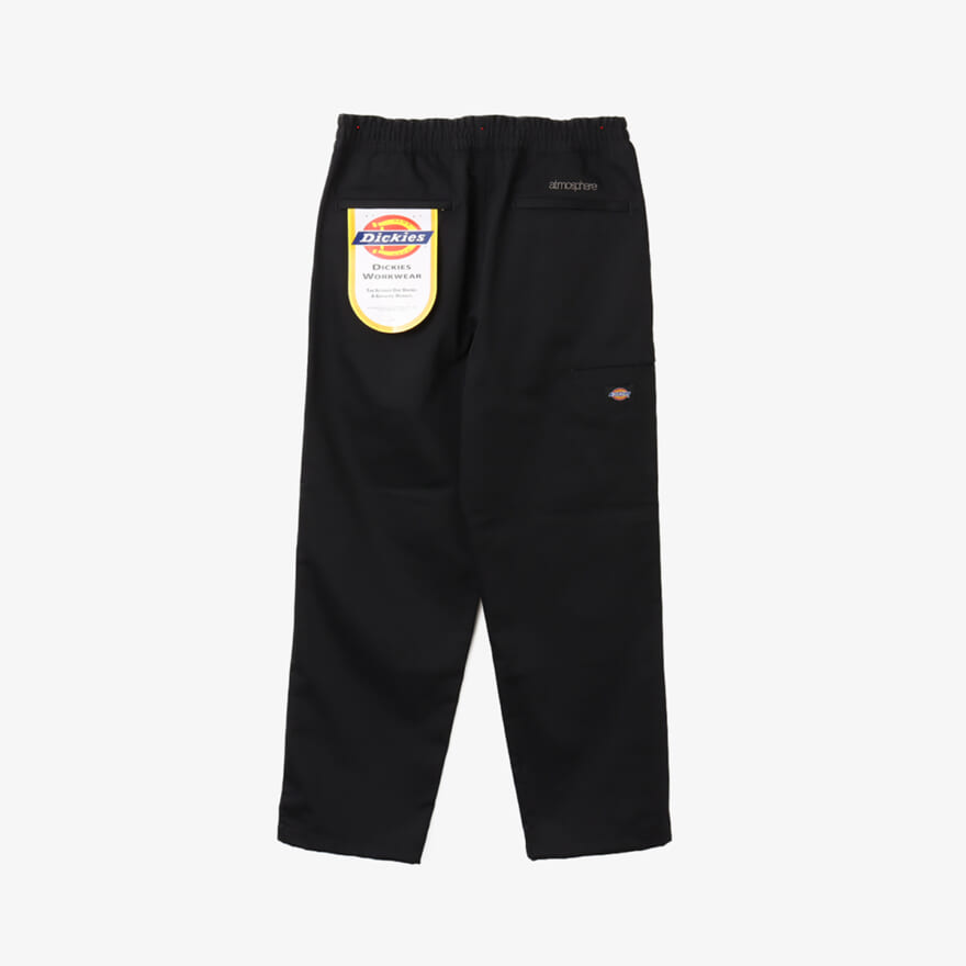 atmos アトモス Dickies ディッキーズ　コラボ　ブラック　パンツ　背面