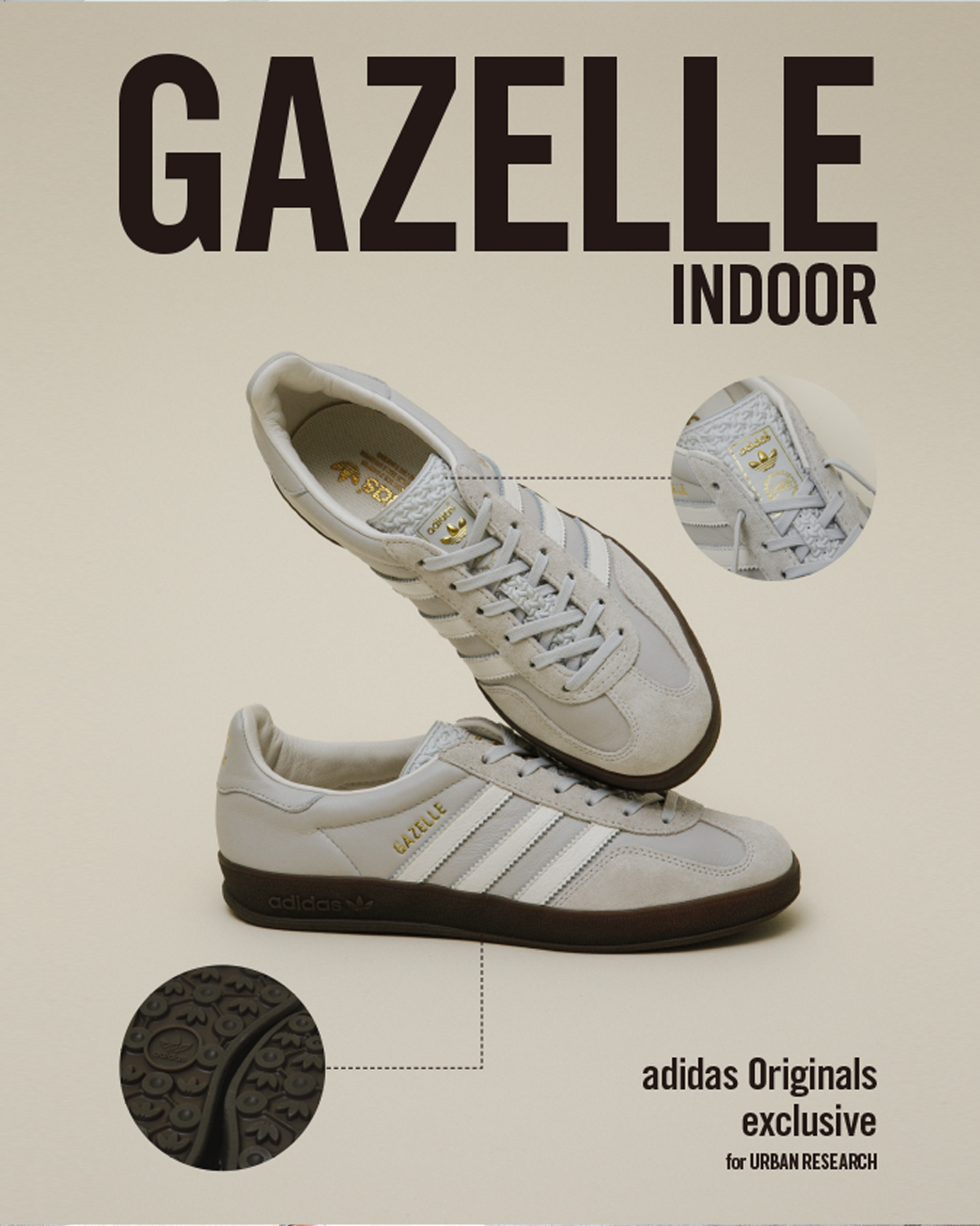 adidas Originals 　別注GAZELLE INDOOR　ビジュアルポスター