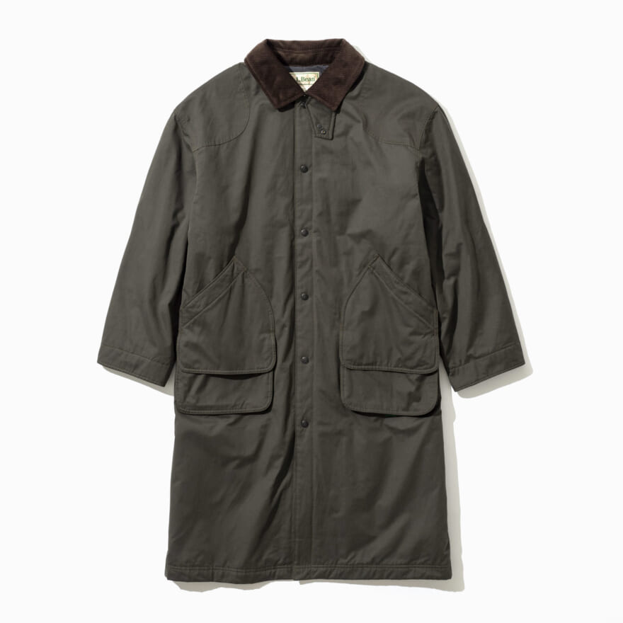 BEAN’S LONG FIELD COAT INSULATED DK Olive