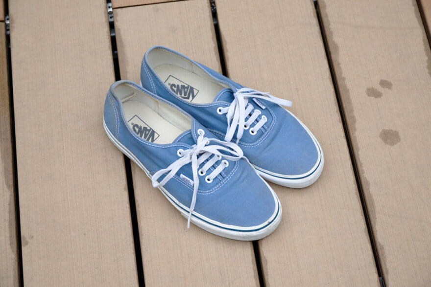 VANS のAUTHENTIC　俯瞰