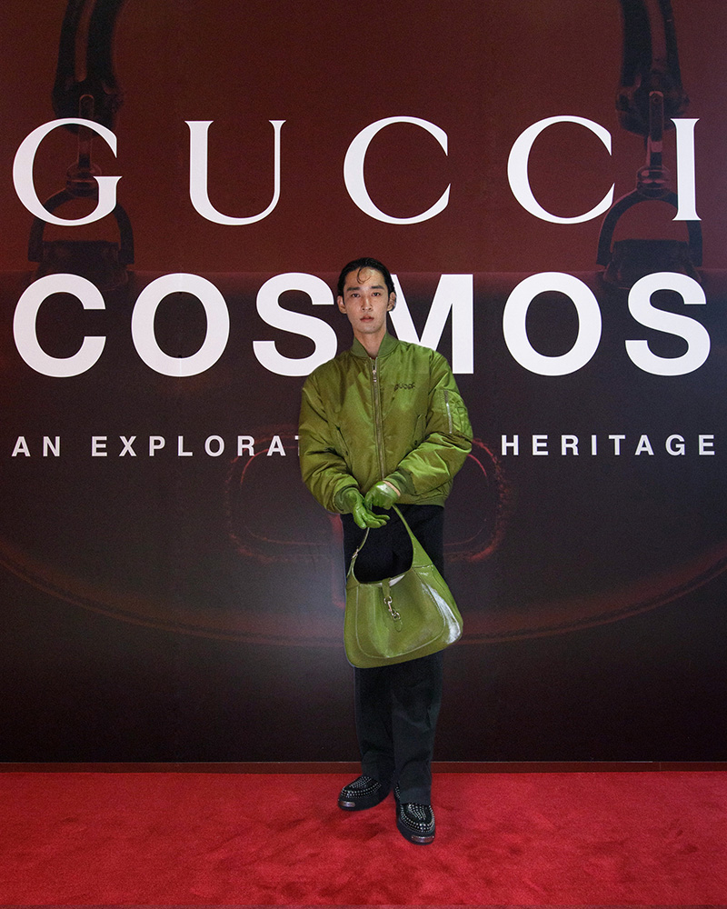 Gucci Cosmosオープニングレセプション　上杉柊平さん