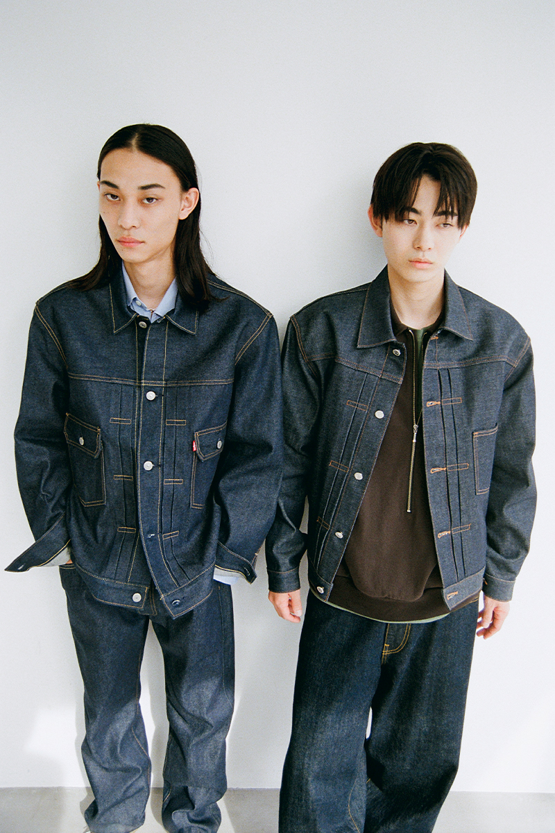 安西一真と豊田裕大が着用するDenim Jacketのジャケット