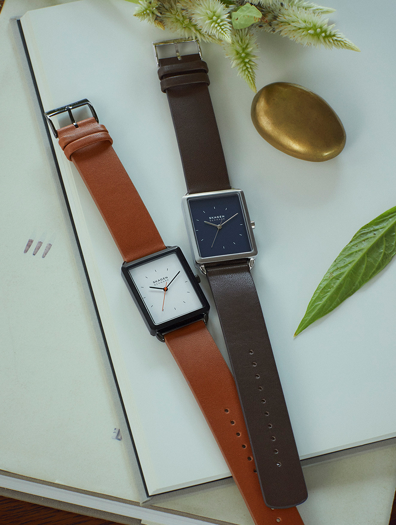 スカーゲン（SKAGEN）の新作腕時計「HAGEN」　レクタングル